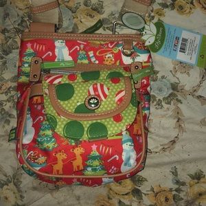 Lily bloom Christmas bag